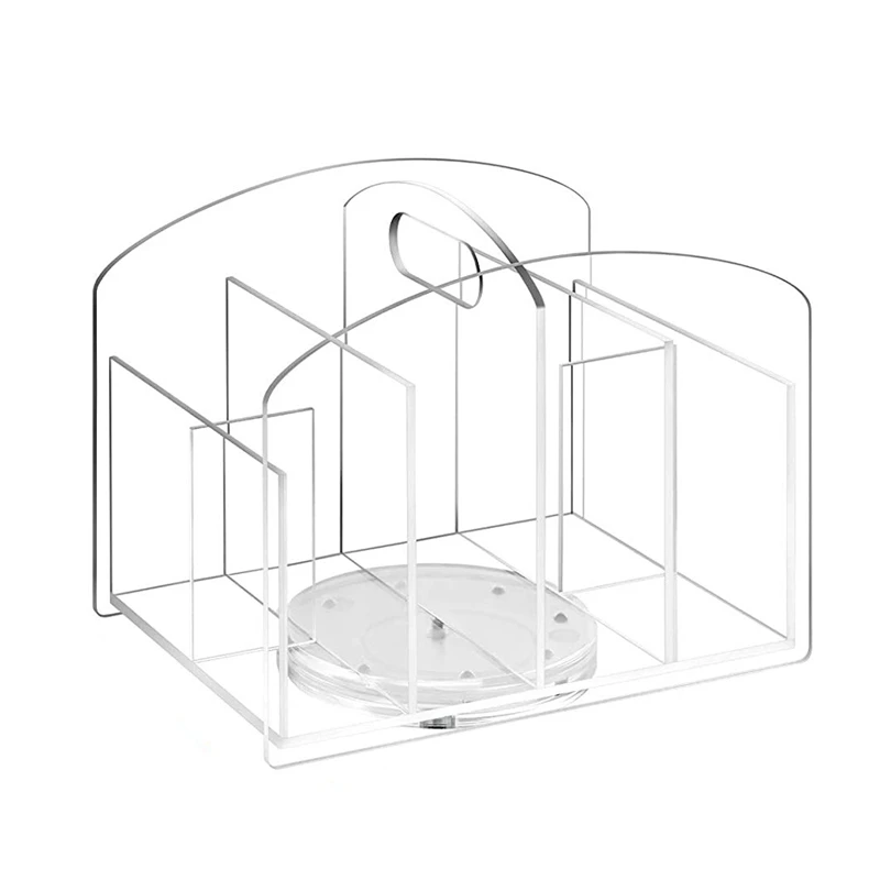 Acrylic 360 Rotating Desk Organizer Marker Pen Holder Multi-Functional Spinning Desktop Makeup Brush Storage Box
Acrylic 360 Rotating Desk Organizer Marker Pen Holder Multi-Functional Spinning Desktop Makeup Brush Storage Box