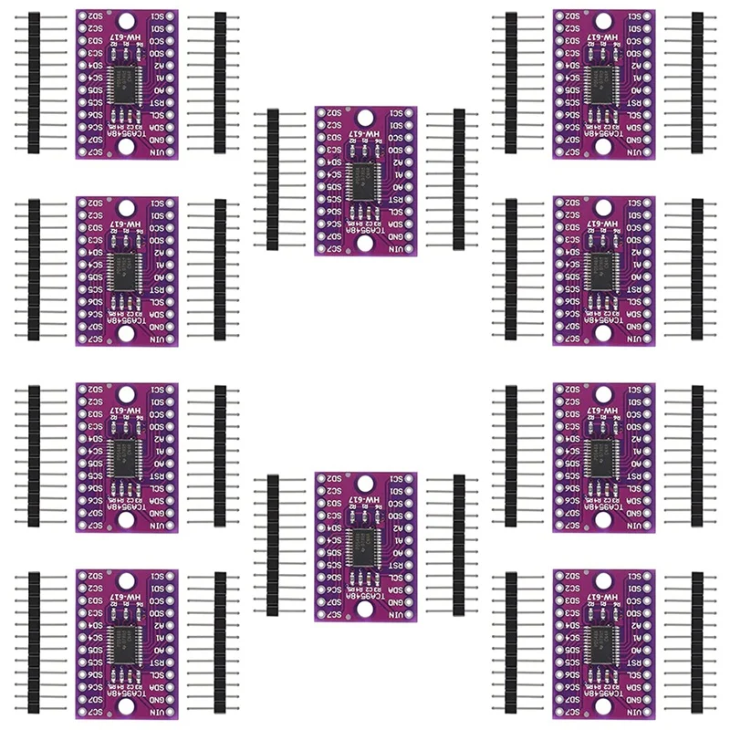 Плата мультиплексора TCA9548A I2C IIC, модуль, 8-канальная Плата расширения для Ardu Ino, 10 шт.
Плата мультиплексора TCA9548A I2C IIC, модуль, 8-канальная Плата расширения для Ardu Ino, 10 шт.