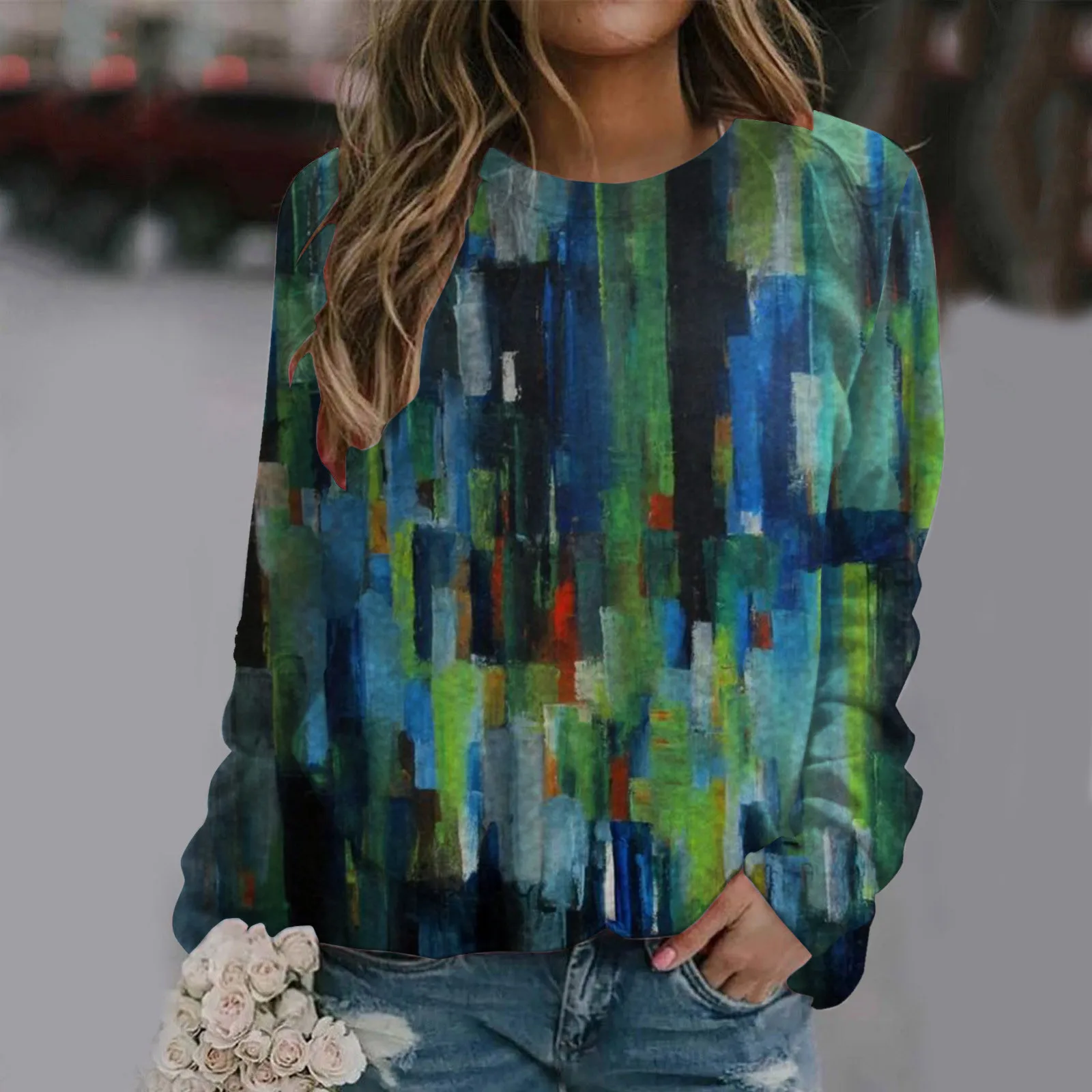 Womens Daily Print O Neck Sweatshirt Round Neck Fit Pullover Tops Casual Long Sleeve Workout Shirts Big Hoodie Sweatshirts Women
Womens Daily Print O Neck Sweatshirt Round Neck Fit Pullover Tops Casual Long Sleeve Workout Shirts Big Hoodie Sweatshirts Women