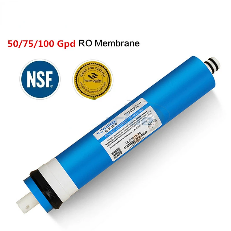 50/75/100 Gpd RO Membrane for 5 Stage Water Filter Purifier Treatment Reverse Osmosis System Certified To NSF/ANSI
50/75/100 Gpd RO Membrane for 5 Stage Water Filter Purifier Treatment Reverse Osmosis System Certified To NSF/ANSI