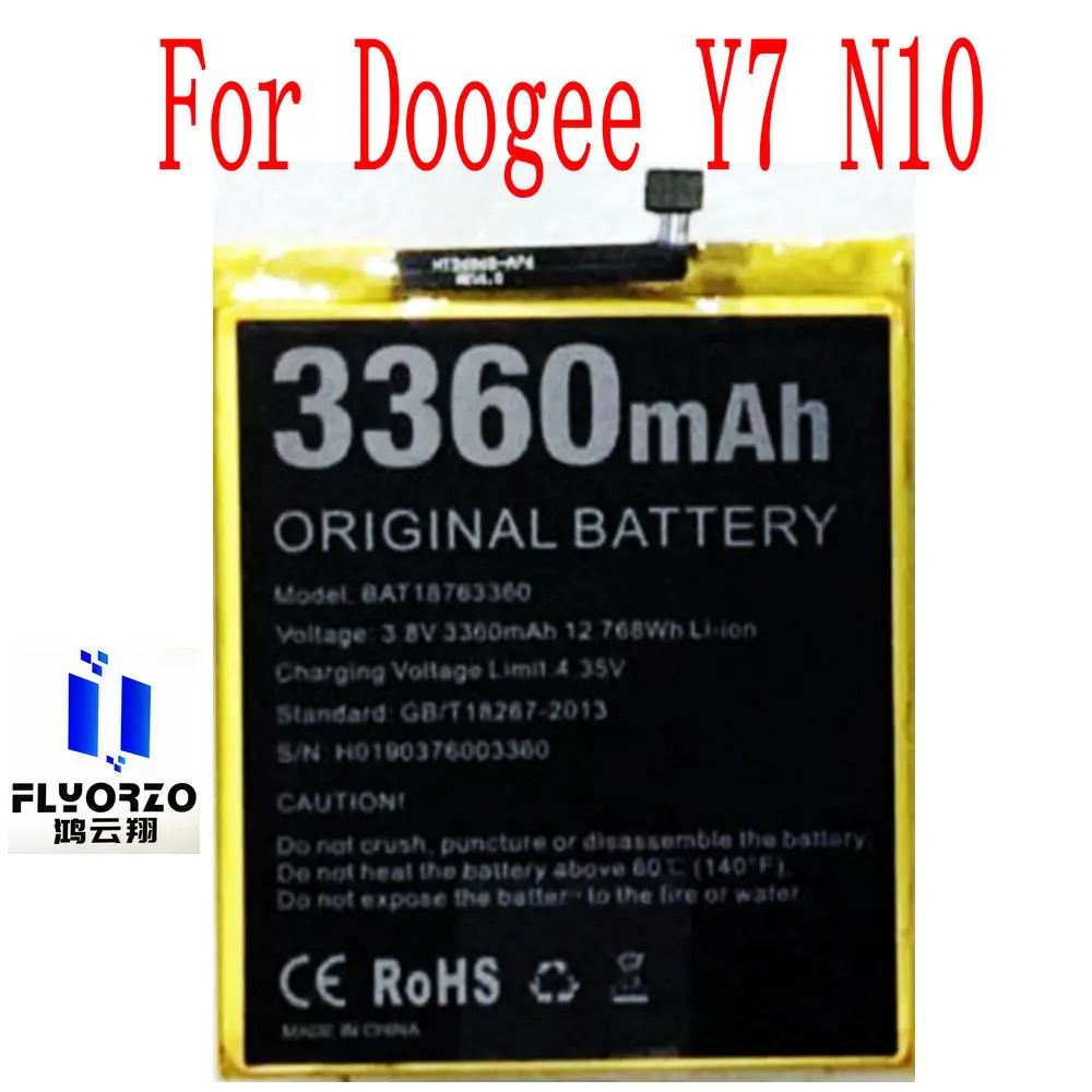 Новый высококачественный аккумулятор 3360 мАч BAT18763360 Для Doogee Y7 N10 мобильный телефон
Новый высококачественный аккумулятор 3360 мАч BAT18763360 Для Doogee Y7 N10 мобильный телефон