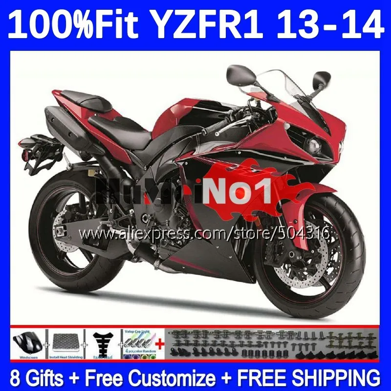 Injection Body For YAMAHA YZF R1 R 1 1000 CC YZF-R1 YZFR1 13 14 164MC.34 YZF1000 1000CC YZF-1000 2013 2014 Fairing Red black
Injection Body For YAMAHA YZF R1 R 1 1000 CC YZF-R1 YZFR1 13 14 164MC.34 YZF1000 1000CC YZF-1000 2013 2014 Fairing Red black