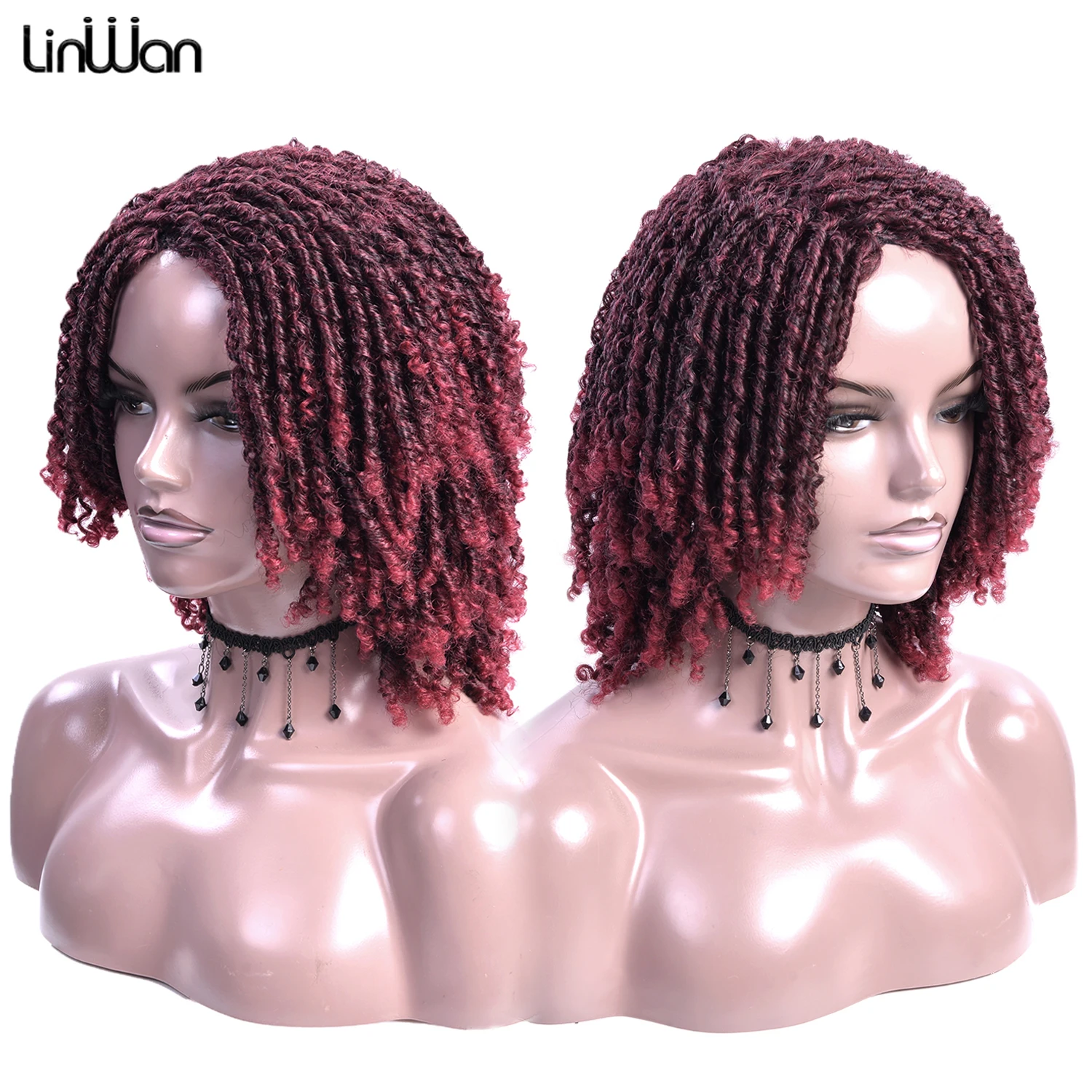 Braided Wigs For Women Synthetic Wig Braided Dreadlock Wig Black Ombre Brown Bug African Faux Locs Crochet Twist Hair Short Wigs
Braided Wigs For Women Synthetic Wig Braided Dreadlock Wig Black Ombre Brown Bug African Faux Locs Crochet Twist Hair Short Wigs