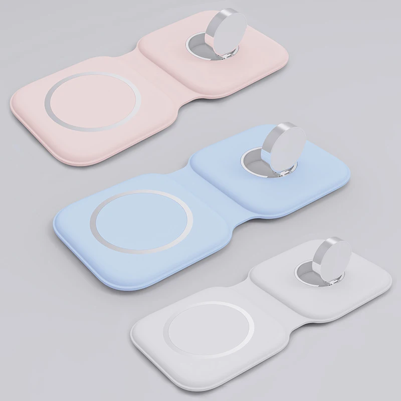 2 in 1 Magnetic Wireless Charger For Macsafe Apple iPhone 13 12Pro Max Folding Maxsafe Charging Pad For Apple Watch Airpods Pro
2 in 1 Magnetic Wireless Charger For Macsafe Apple iPhone 13 12Pro Max Folding Maxsafe Charging Pad For Apple Watch Airpods Pro