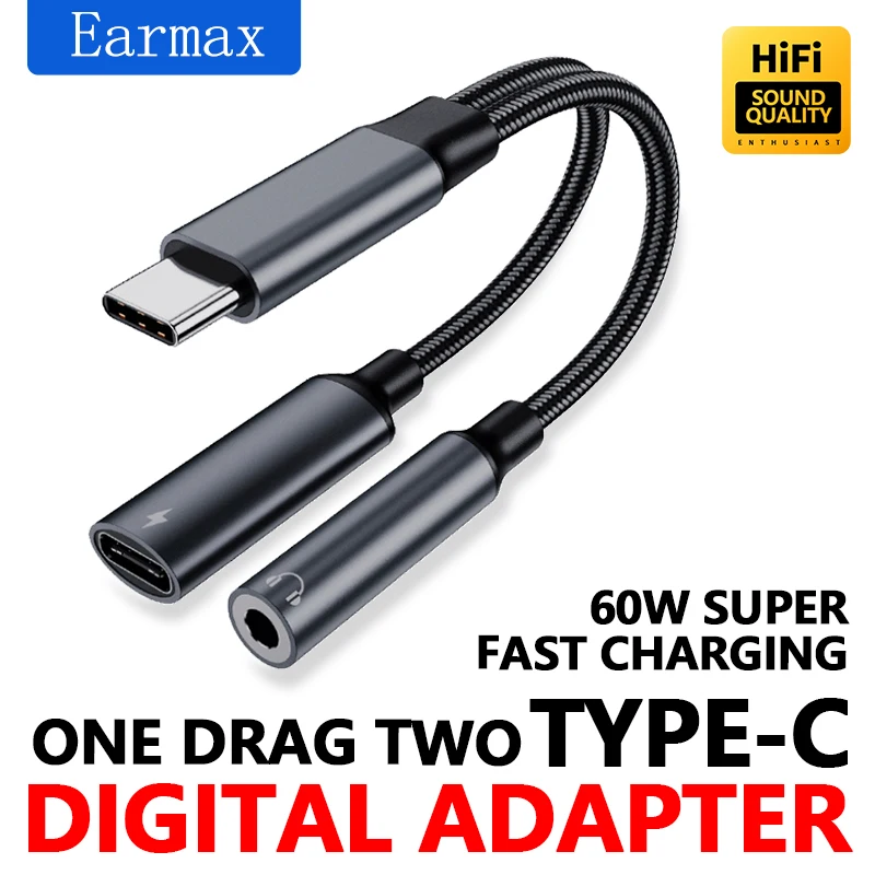 Type-C Mobile Phone Adapter Charging Call Music Applicable to TPC Mobile Phones Two-In-One Digital Converter
Type-C Mobile Phone Adapter Charging Call Music Applicable to TPC Mobile Phones Two-In-One Digital Converter