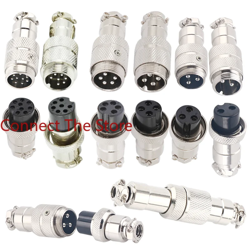 3PCS GX16- Core Docking Aviation Plug M16- Head
3PCS GX16- Core Docking Aviation Plug M16- Head
