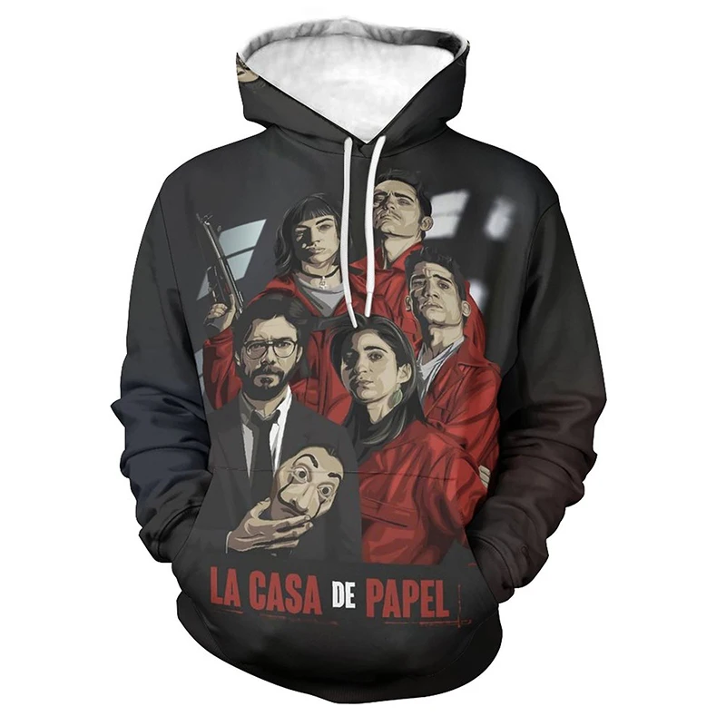 2022 Spring TV Play La Casa De Papel Pullover Men Women 3D Print Casual Long Sleeve Fashion Cool Boy Girl Kids Hoodies Tops
2022 Spring TV Play La Casa De Papel Pullover Men Women 3D Print Casual Long Sleeve Fashion Cool Boy Girl Kids Hoodies Tops