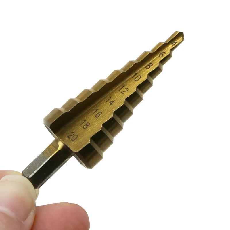 4241 Material Hexagonal Handle Step Pagoda Bit Twist Drill Steel Plate Hole Opener 4-20 Single Wholesale
4241 Material Hexagonal Handle Step Pagoda Bit Twist Drill Steel Plate Hole Opener 4-20 Single Wholesale