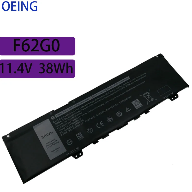 11.4V 38WH F62G0 ORIGINAL Laptop Battery For DELL Inspiron 13 5370 7370 7373 7380 7386 Vostro 5370 RPJC3 39DY5
11.4V 38WH F62G0 ORIGINAL Laptop Battery For DELL Inspiron 13 5370 7370 7373 7380 7386 Vostro 5370 RPJC3 39DY5