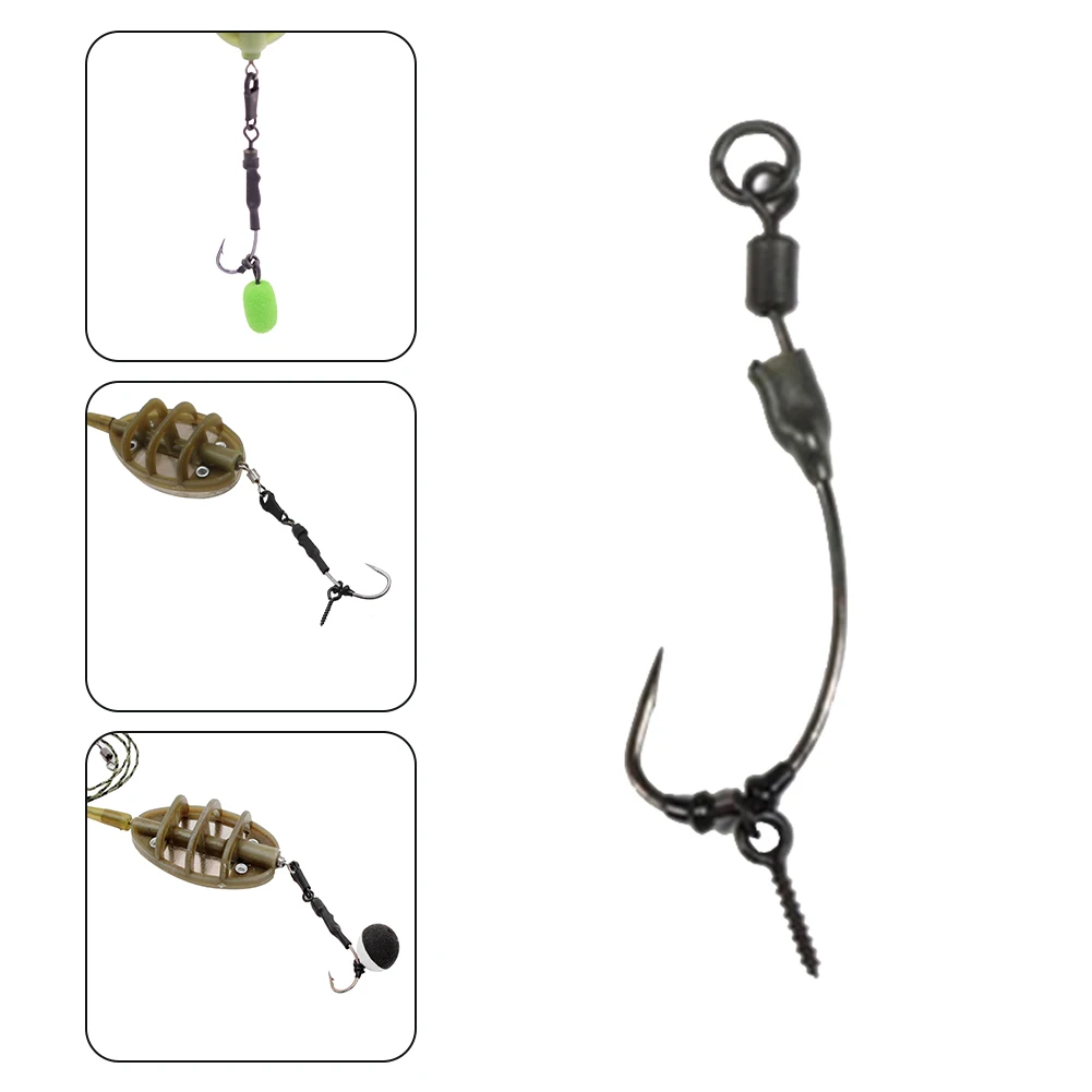 3pcs/Pack Carp Fishing Ready Tied Ronnie Rigs Pre Made Spinner Rig Barbed Hooks Links Hair Combi Chod Rig 2 4 6 8 Tackle Pesca
3pcs/Pack Carp Fishing Ready Tied Ronnie Rigs Pre Made Spinner Rig Barbed Hooks Links Hair Combi Chod Rig 2 4 6 8 Tackle Pesca