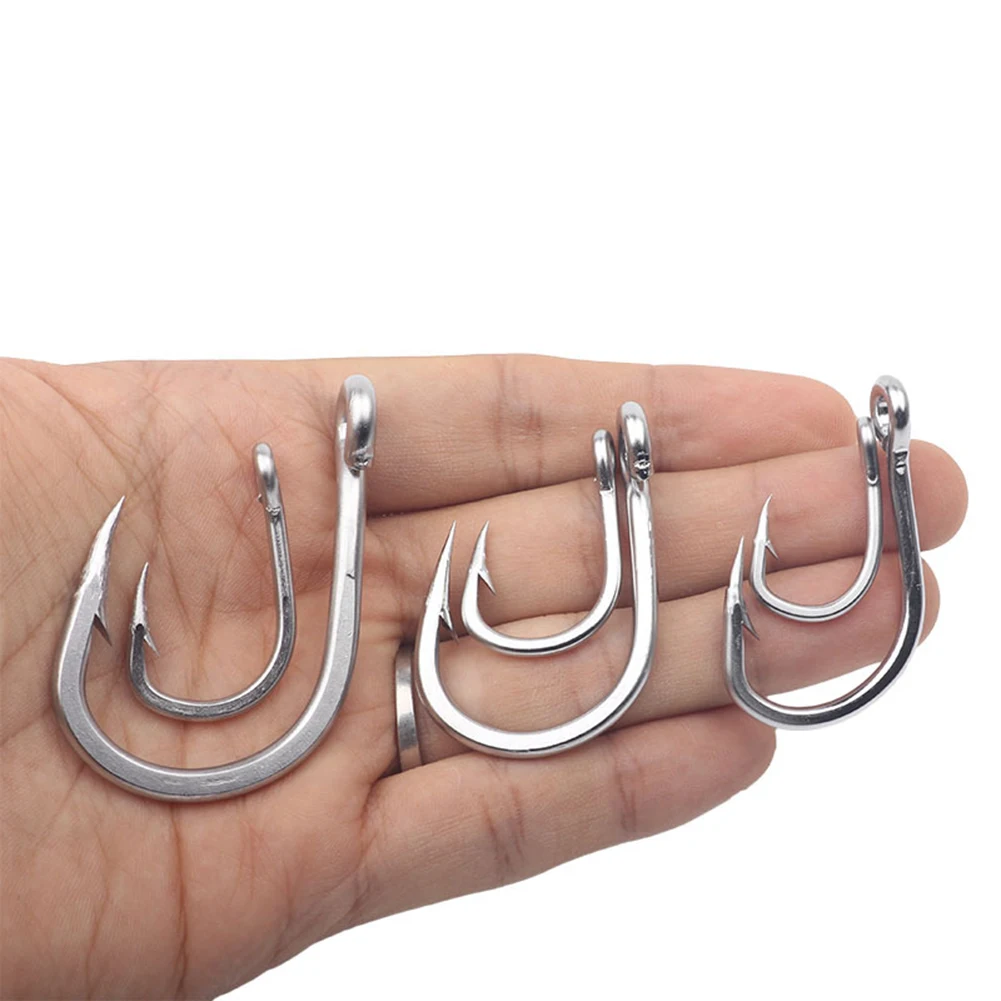 Saltwater Sea Fishing Big Game Hook duplex Stainless Steel Jigging Jig Tuna Marlin Hook Fishhook Fishing Tackle Accessories
Saltwater Sea Fishing Big Game Hook duplex Stainless Steel Jigging Jig Tuna Marlin Hook Fishhook Fishing Tackle Accessories