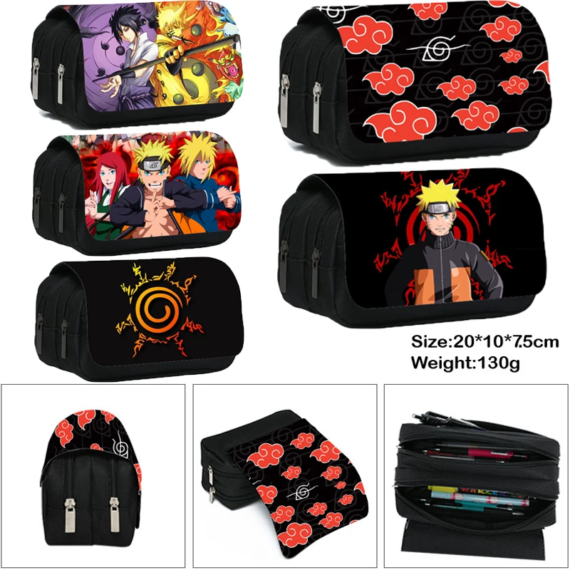 Naruto Akatsuki Pencil Case Cartoon Cartoon Pen Holder Kakashi Double Zipper Pencil Case Stationery Bag Universal School Season
Naruto Akatsuki Pencil Case Cartoon Cartoon Pen Holder Kakashi Double Zipper Pencil Case Stationery Bag Universal School Season