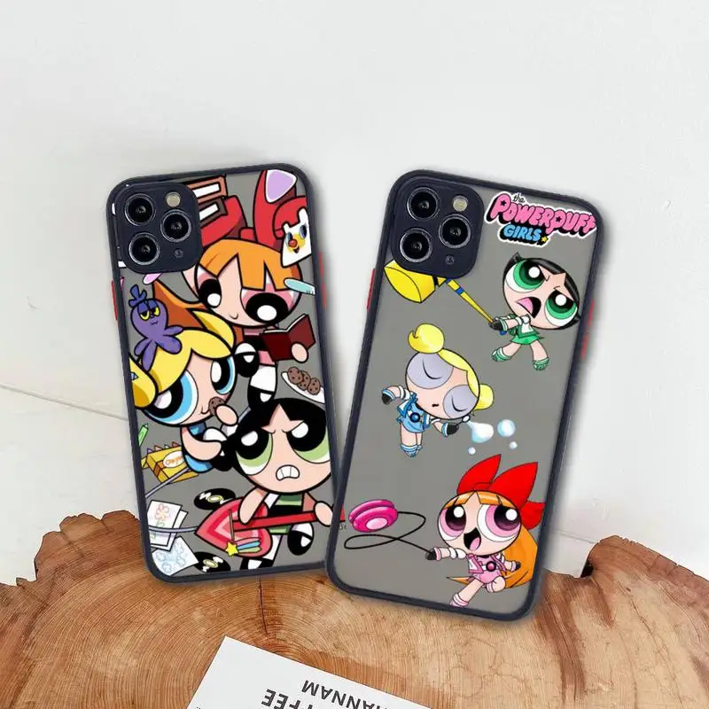 Cute Cartoon Powerpuff Girls Phone Case For iphone 14 Plus 13 12 11 Pro Max Mini XS X XR Matte Transparent Cover
Cute Cartoon Powerpuff Girls Phone Case For iphone 14 Plus 13 12 11 Pro Max Mini XS X XR Matte Transparent Cover