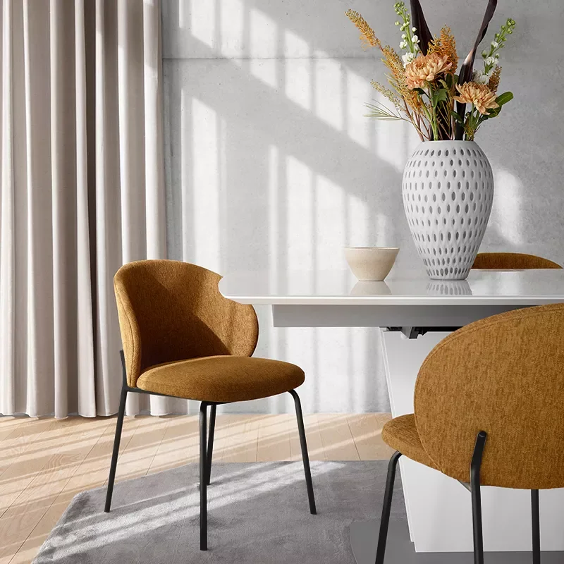 Nordic Designer Dining Chair Light Luxury Household Backrest Chair Simple Fabric Leisure Chair Hotel Negotiation Chair Western
Nordic Designer Dining Chair Light Luxury Household Backrest Chair Simple Fabric Leisure Chair Hotel Negotiation Chair Western