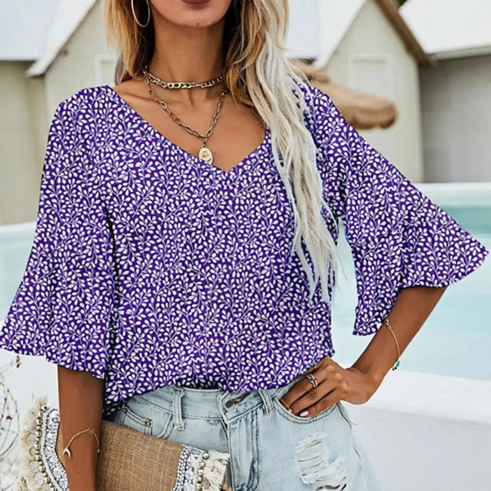 Stylish Women T-shirt 3D Cutting Breathable Floral Print Girl Tee Shirt Anti-Shrink Tee Top Daily Garment
Stylish Women T-shirt 3D Cutting Breathable Floral Print Girl Tee Shirt Anti-Shrink Tee Top Daily Garment