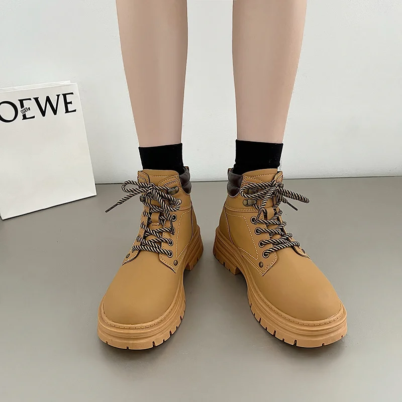Lace Up Boots Women's Low Shoes Round Toe Ankle Lolita Ladies Summer Flock Fabric Solid Hoof Hee
Lace Up Boots Women's Low Shoes Round Toe Ankle Lolita Ladies Summer Flock Fabric Solid Hoof Hee