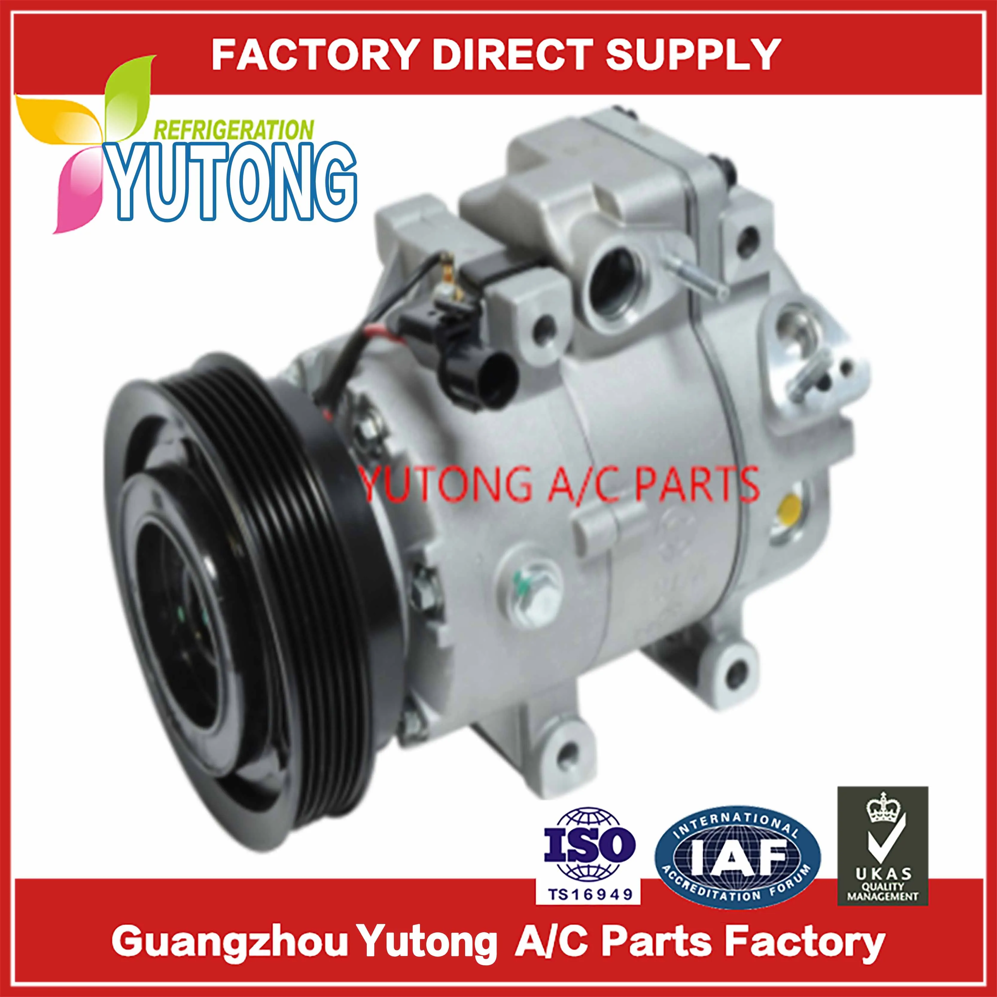 AC Compressor For Kia Optima LX Hyundai Sonata F500-DQ7AA-06 DQ7AA-06 977013K520
AC Compressor For Kia Optima LX Hyundai Sonata F500-DQ7AA-06 DQ7AA-06 977013K520