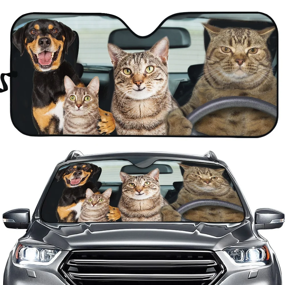 Car Sun Shade for Windshield Foldable Cute Animal Cat Dog Print UV Protect Foldable Auto Front Window Sunshade 2022
Car Sun Shade for Windshield Foldable Cute Animal Cat Dog Print UV Protect Foldable Auto Front Window Sunshade 2022