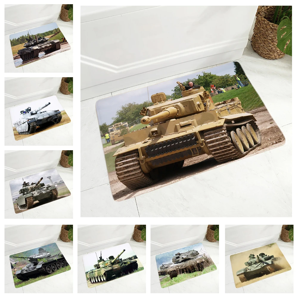 World War Tank Doormat Kitchen Carpet Non-Slip Decor Armored Car Floor Mat for Children Room Bedroom 40x60cm
World War Tank Doormat Kitchen Carpet Non-Slip Decor Armored Car Floor Mat for Children Room Bedroom 40x60cm
