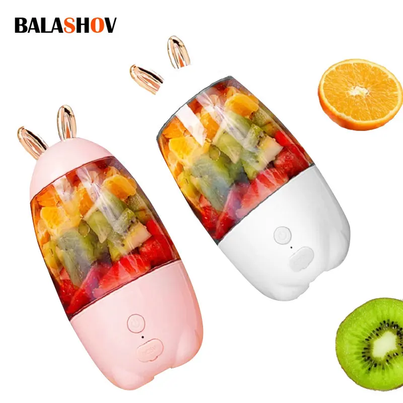 

330ML Mini Electric Juicers Blender Portable USB Rechargeable Juicer Food Processor Maker Fruit Juice Extractor Machine Blenders