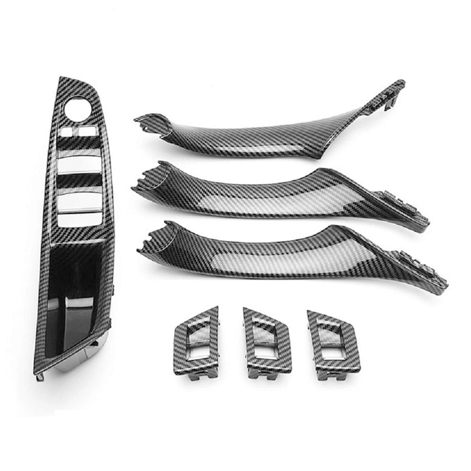 For BMW 5 Series F10 F18 Left Drive LHD 7Pcs 2010-2016 Beige Black Carbon Fiber Car Interior Door Handle Plate Decorative Cover
For BMW 5 Series F10 F18 Left Drive LHD 7Pcs 2010-2016 Beige Black Carbon Fiber Car Interior Door Handle Plate Decorative Cover