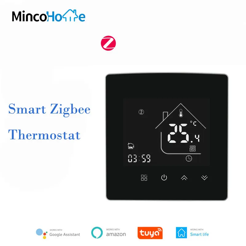 Умный термостат Zigbee Smart Tuya, регулятор температуры для пола, воды, нагрева, газового котла
Умный термостат Zigbee Smart Tuya, регулятор температуры для пола, воды, нагрева, газового котла