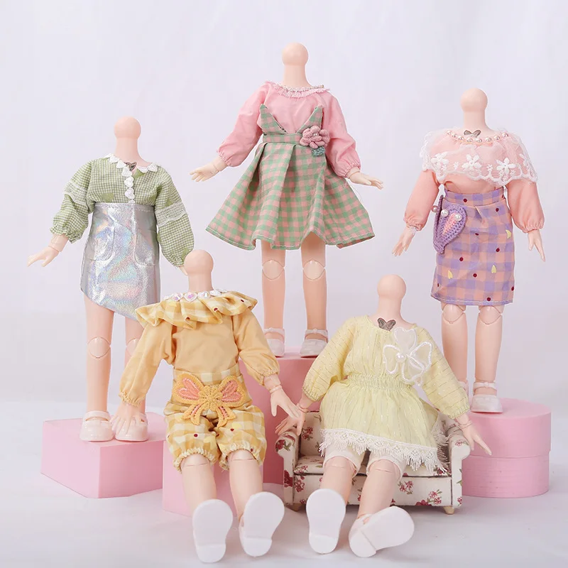 30cm Fashion Doll Clothes 1/6 BJD Dolls Accessories Fat Body Princess High Quality Dress Fashion Dress Up Doll Gift DIY Clothes
30cm Fashion Doll Clothes 1/6 BJD Dolls Accessories Fat Body Princess High Quality Dress Fashion Dress Up Doll Gift DIY Clothes