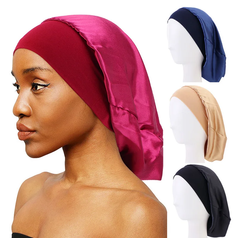 Women Wide Brim Satin Sleeping Hat Night Sleep Cap salon Hair Care Bonnet Nightcap for Women Men Bonnet Caps head Cover
Women Wide Brim Satin Sleeping Hat Night Sleep Cap salon Hair Care Bonnet Nightcap for Women Men Bonnet Caps head Cover