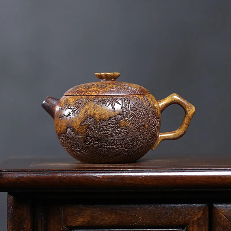 Чайник BRTRINBSY TEA из фиолетовой глины 280 мл
Чайник BRTRINBSY TEA из фиолетовой глины 280 мл