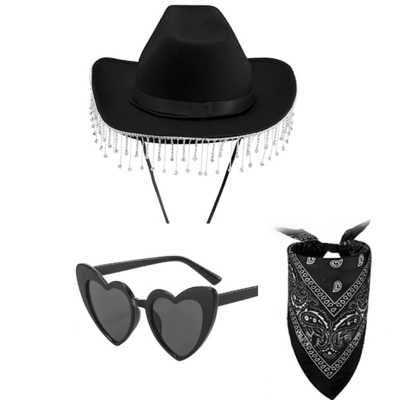 Костюм пастушки со стразами и бахромой, комплект для девичника, ковбойская шляпа, бандана, женские костюмы для свадебной клубный
Костюм пастушки со стразами и бахромой, комплект для девичника, ковбойская шляпа, бандана, женские костюмы для свадебной клубный