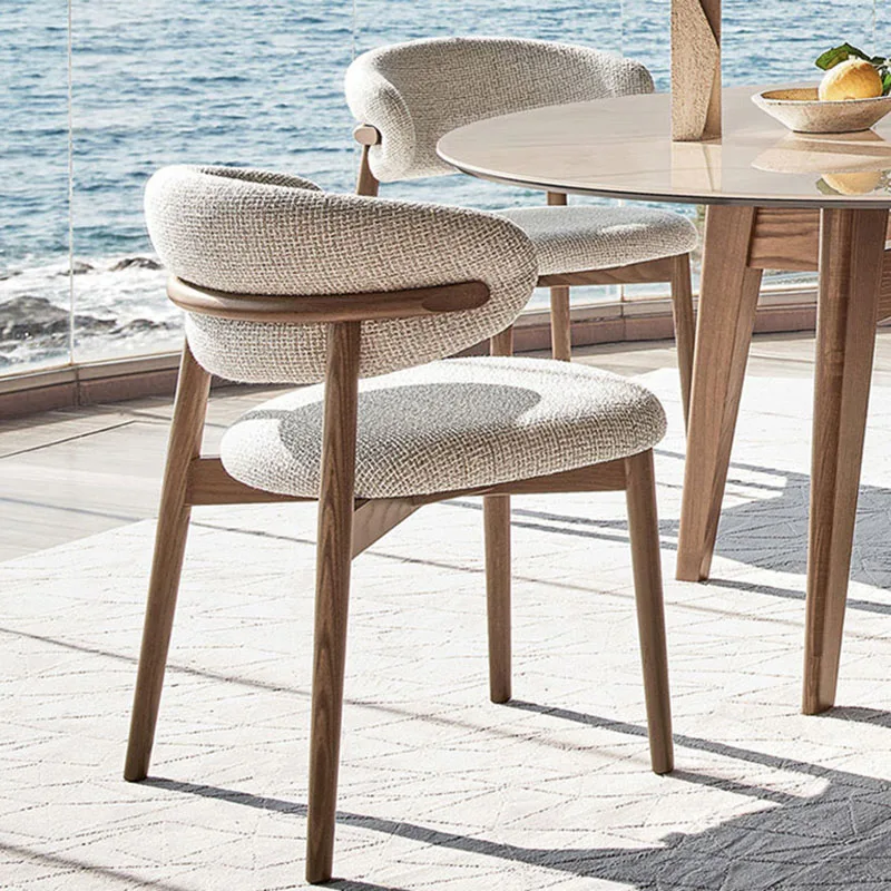 

Современные обеденные стулья, роскошный расслабляющий стул для гостиной в скандинавском стиле, одиночная спальня Silla De Salon, домашняя мебель
