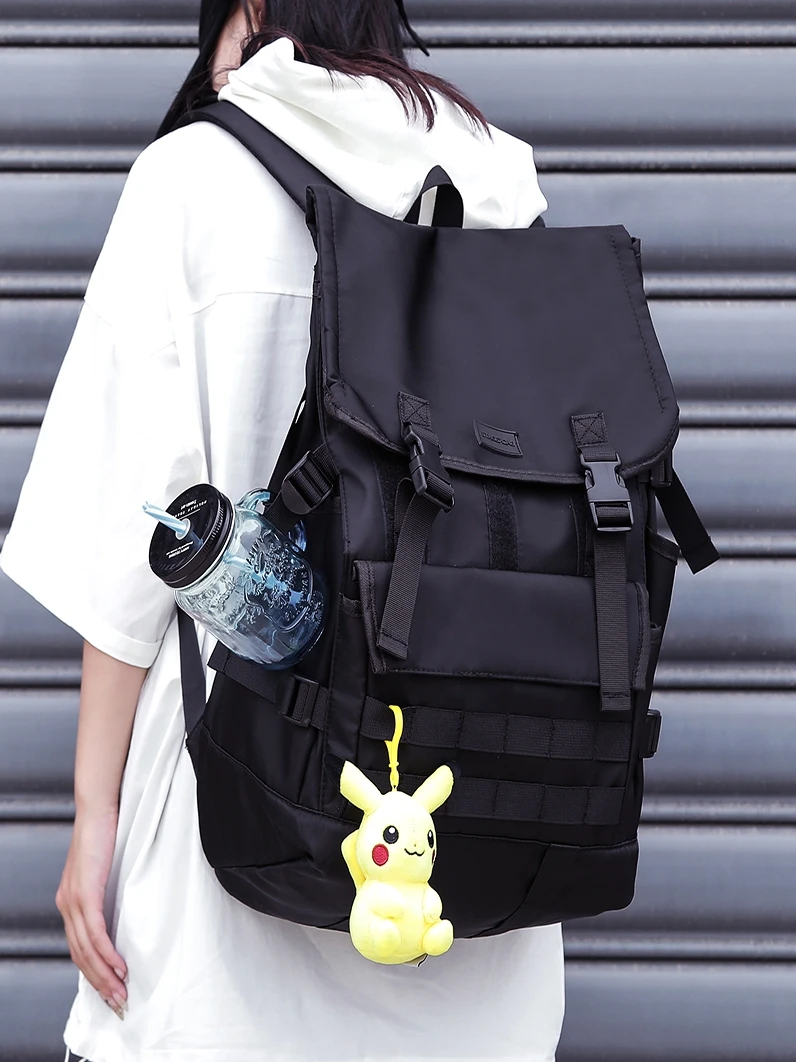 Backpack men's Korean tooling fashion brand travel bag outdoor sports backpack mountaineering bag student bag large capacity
Backpack men's Korean tooling fashion brand travel bag outdoor sports backpack mountaineering bag student bag large capacity