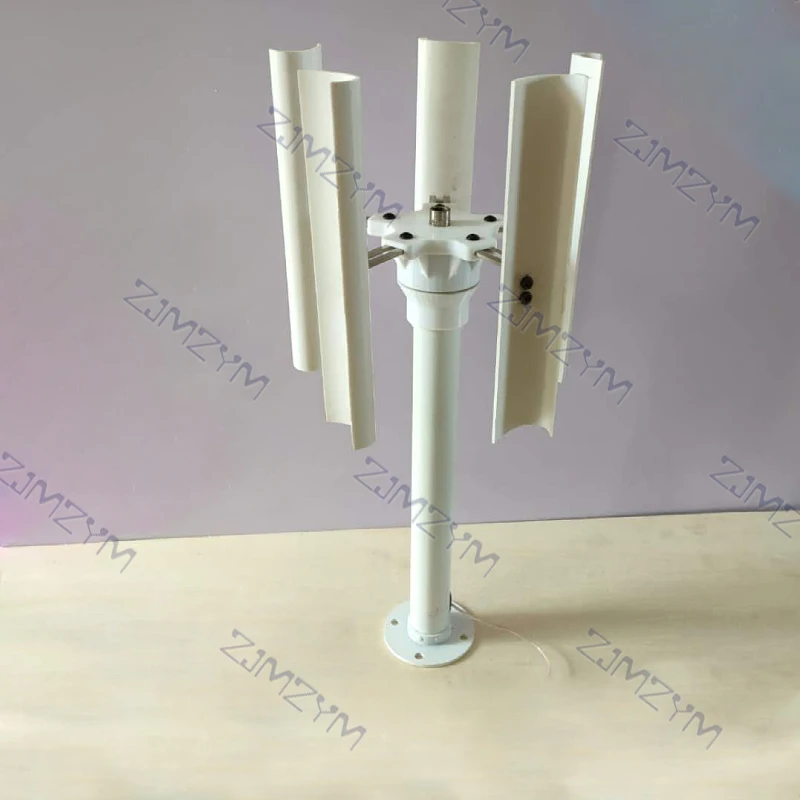 Vertical five blade wind turbine model Low speed windmill Outdoor three-phase permanent magnet brushless power generation
Vertical five blade wind turbine model Low speed windmill Outdoor three-phase permanent magnet brushless power generation