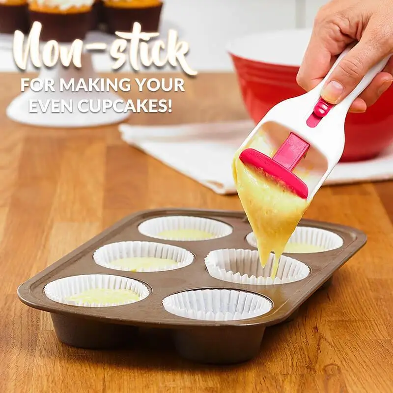 Cake Flour Paste Distribution Scoop Cupcake Ice Cream Distributor Scoop Chocolate Cake Shovel Dispenses Batter Baking Tools
Cake Flour Paste Distribution Scoop Cupcake Ice Cream Distributor Scoop Chocolate Cake Shovel Dispenses Batter Baking Tools