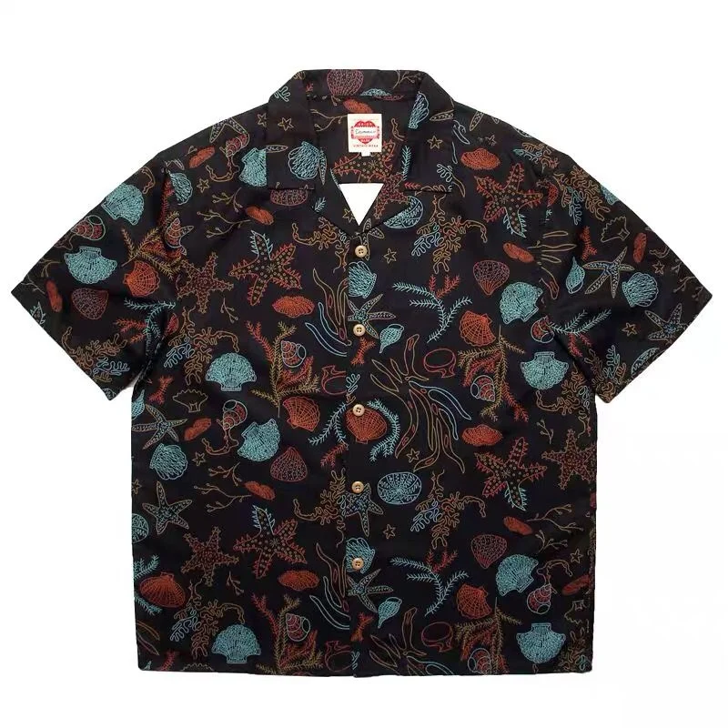 American style Hawaiian Cuba collar floral short sleeve summer ins tide brand loose casual shirt for men and women
American style Hawaiian Cuba collar floral short sleeve summer ins tide brand loose casual shirt for men and women