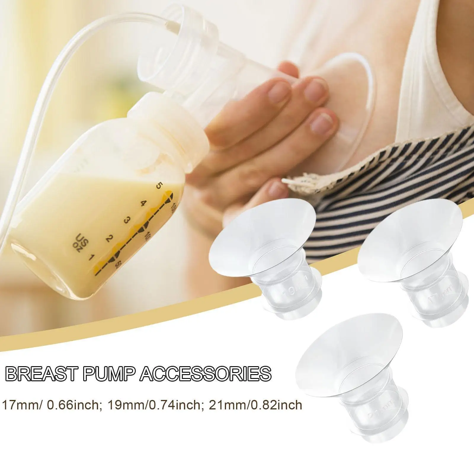 17/19/21mm Breast Milk Pump Flange Inserts Breast Pump Converter Breast Nipple Accessories Practical Replacement V4p9
17/19/21mm Breast Milk Pump Flange Inserts Breast Pump Converter Breast Nipple Accessories Practical Replacement V4p9