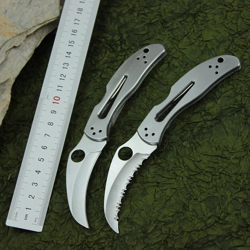 C08 Full Tooth Folding Knife Multifunctional Camping Portable Outdoor Knife High Hardness Steel Handle
C08 Full Tooth Folding Knife Multifunctional Camping Portable Outdoor Knife High Hardness Steel Handle