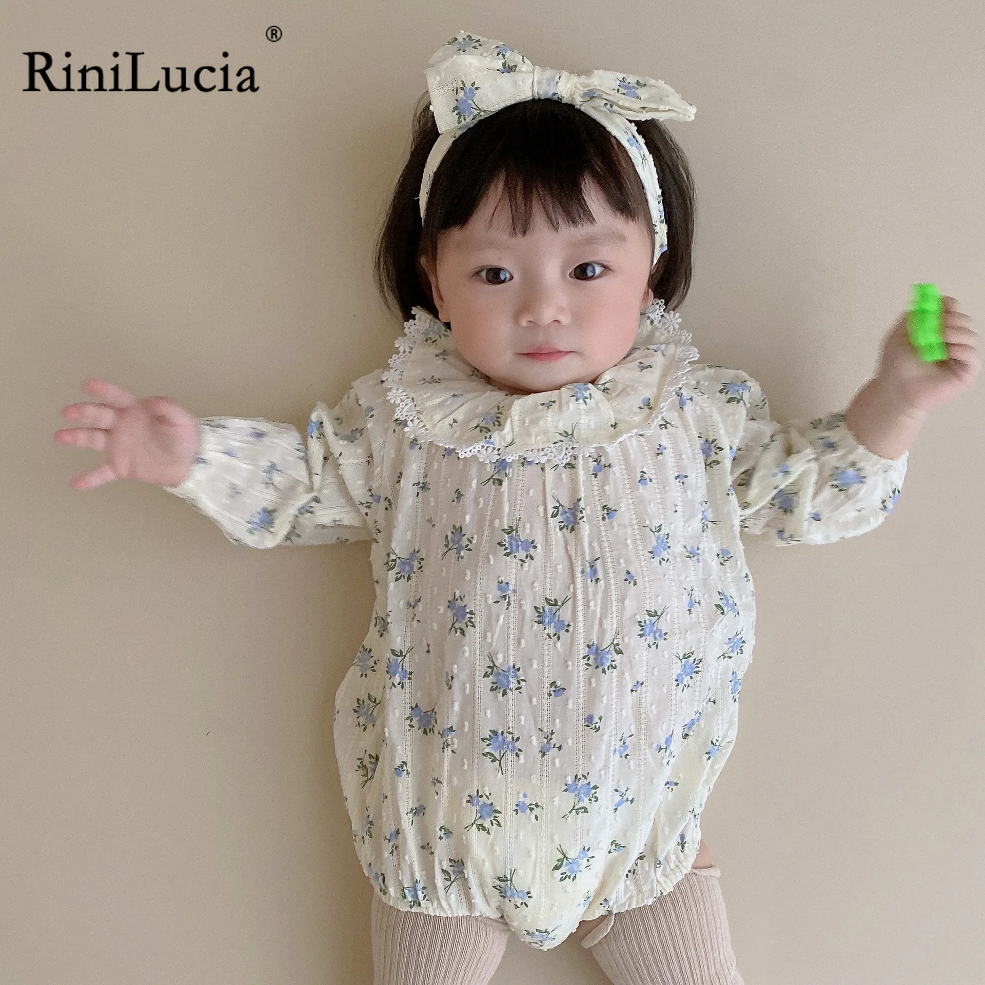 RiniLucia 2022 Children Clothes Autumn Infant Baby Girls Bodysuits Long Sleeve Cotton Floral Lace Toddler Baby Girl Jumpsuit
RiniLucia 2022 Children Clothes Autumn Infant Baby Girls Bodysuits Long Sleeve Cotton Floral Lace Toddler Baby Girl Jumpsuit