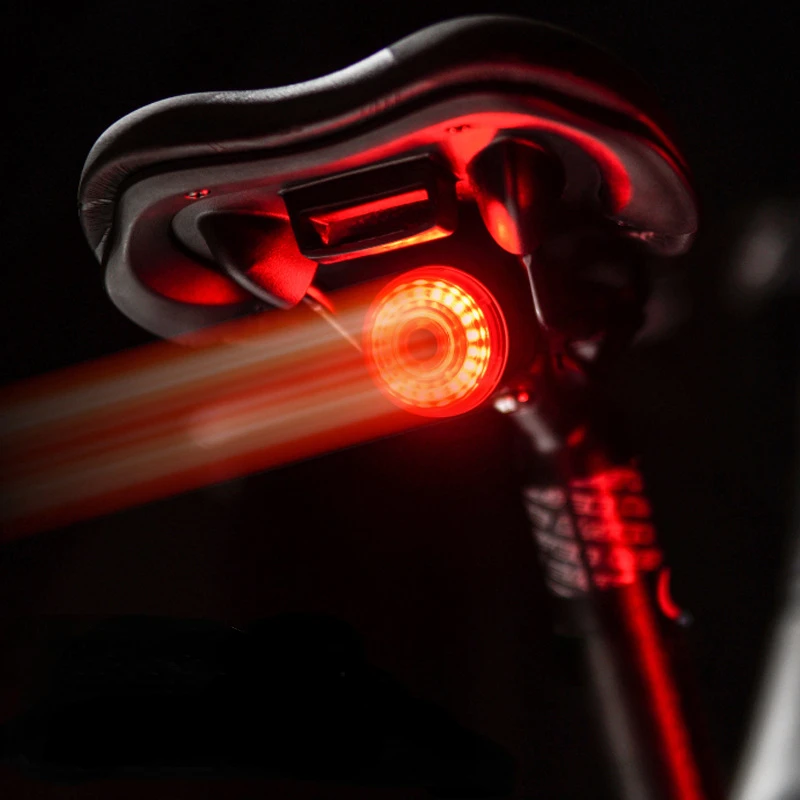 Bicycle brake tail light super bright smart light warning tail light LED outdoor night riding equipment accessories
Bicycle brake tail light super bright smart light warning tail light LED outdoor night riding equipment accessories
