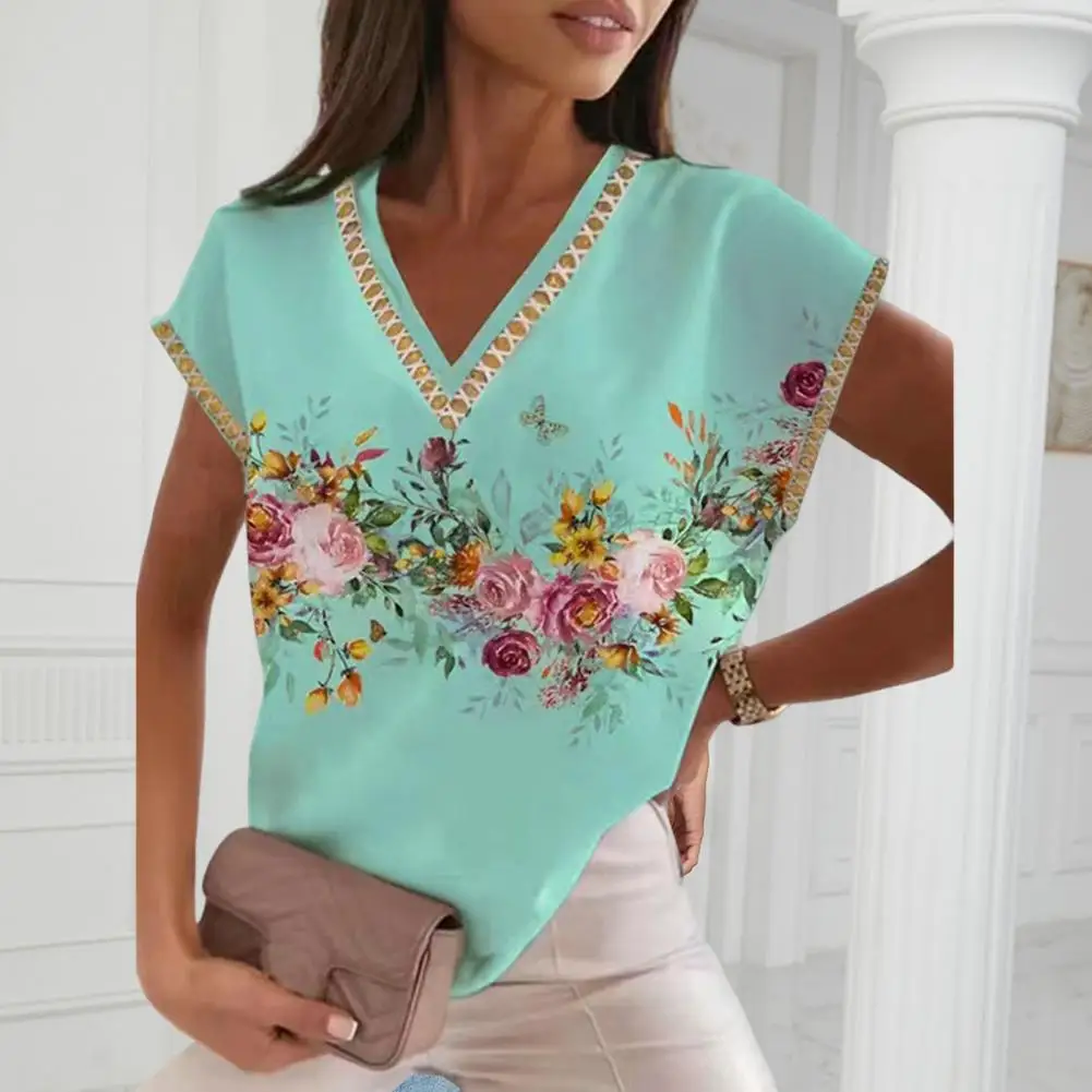 Summer Shirt Washable Women Blouse V-Neck Summer Loose Fashion Casual Shirt Top for Women
Summer Shirt Washable Women Blouse V-Neck Summer Loose Fashion Casual Shirt Top for Women