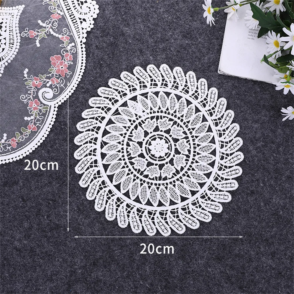 1Pcs Round Lace Doilies Crochet Round Lace Placemat Napkin Placemat Embroidery Anti-scald Cup Dish Coaster Kitchen Textile
1Pcs Round Lace Doilies Crochet Round Lace Placemat Napkin Placemat Embroidery Anti-scald Cup Dish Coaster Kitchen Textile