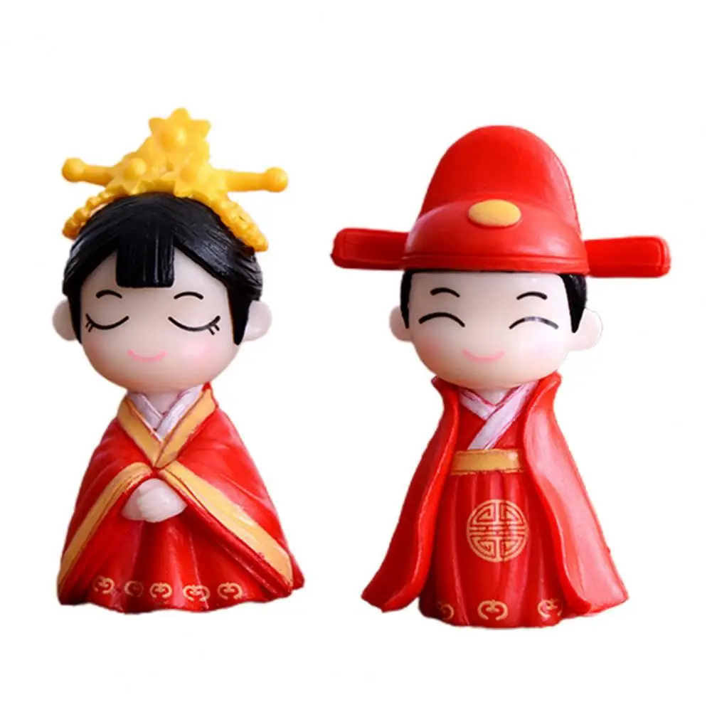 2Pcs Couple Statues Chinese Style Festive Ancient Costume Desktop Wedding Bridegroom Bride Figurines Home Decoration
2Pcs Couple Statues Chinese Style Festive Ancient Costume Desktop Wedding Bridegroom Bride Figurines Home Decoration