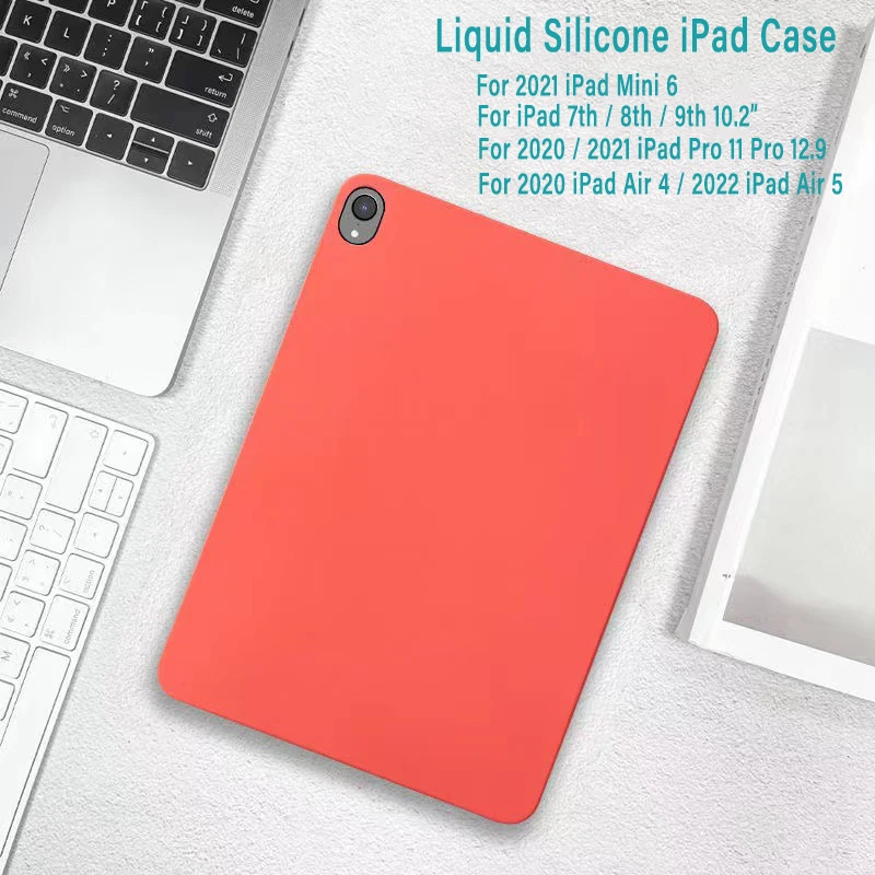 Original Liquid Silicone iPad Case For 2020 2021 iPad Pro 11 12.9 inch Cover For 2021 iPad Mini6 2020 iPad Air 4 2022 Air 5 Case
Original Liquid Silicone iPad Case For 2020 2021 iPad Pro 11 12.9 inch Cover For 2021 iPad Mini6 2020 iPad Air 4 2022 Air 5 Case