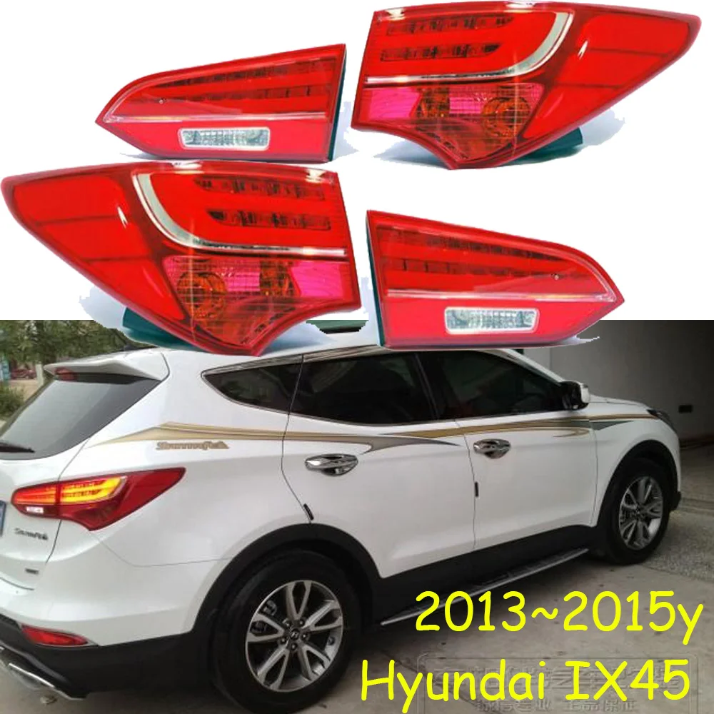 

Автомобильный бампер Santa fe, светильник для Hyundai IX45, задсветильник 2013 ~ 2015y, автомобильные аксессуары, Светодиодные ДХО, задний фонарь для Hyundai ...