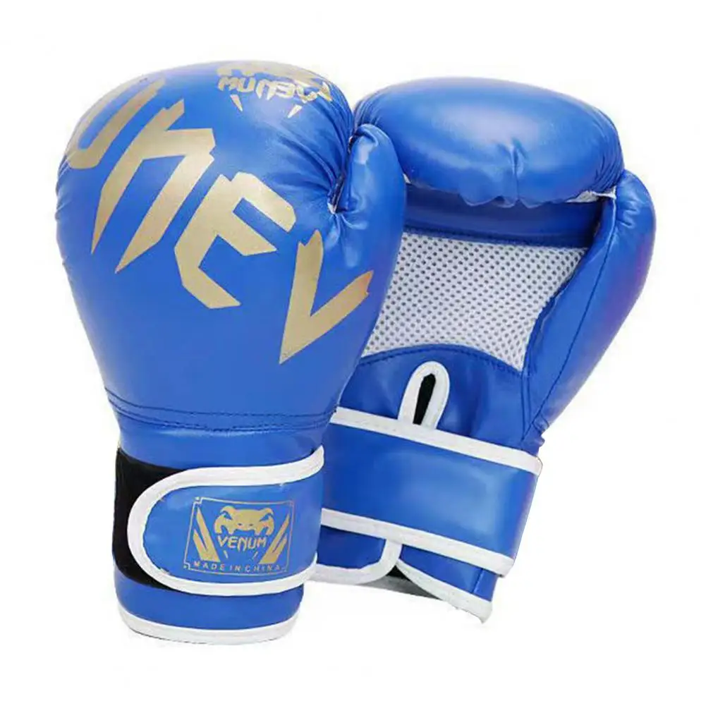 

Боксерские перчатки 1 пара, дышащие перчатки со стабильной защитой для рук и мужчин, тренировочные перчатки для муай-тайского бокса, перчатки для кикбоксинга