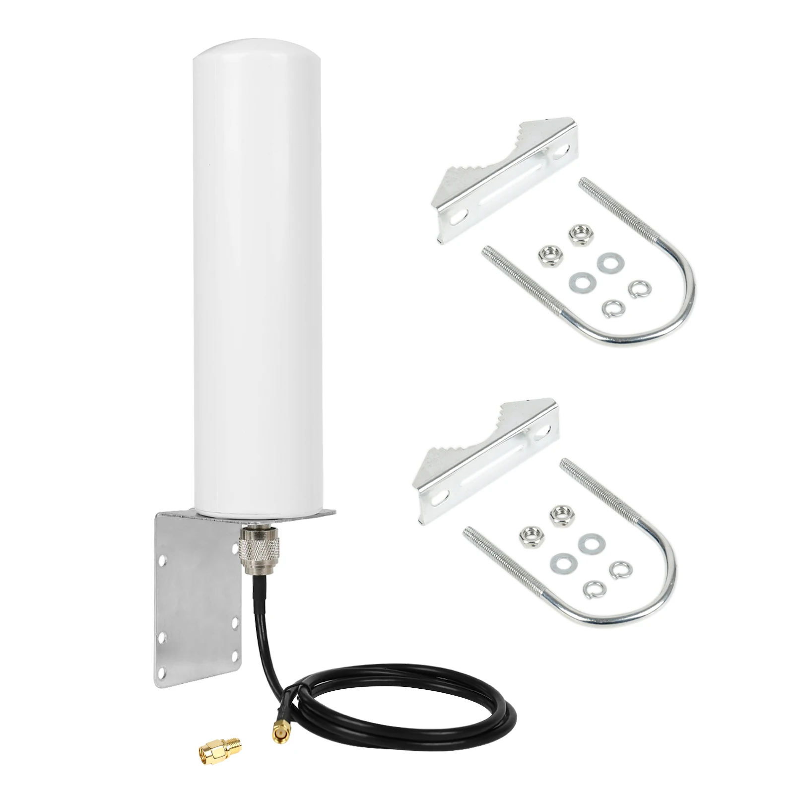 915MHZ Outdoor External Antenna 5dBi Onmi External Barrel Antenna FRP Material N Female Adapters With Dual 1M Meter RG58 Cable
915MHZ Outdoor External Antenna 5dBi Onmi External Barrel Antenna FRP Material N Female Adapters With Dual 1M Meter RG58 Cable