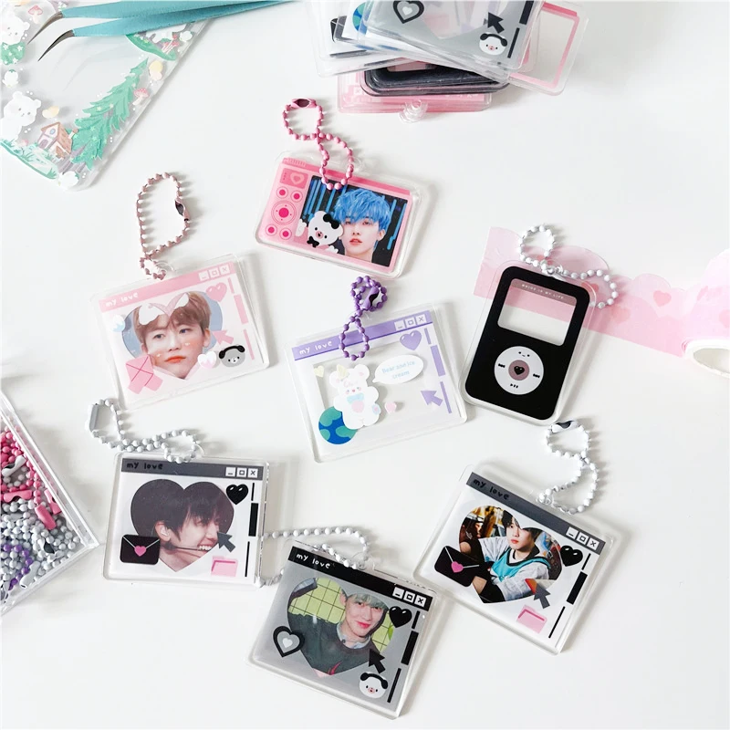 New Cute Key Chain Photo Popup Frame Kawaii Transparent DIY PVC Star Chasing Pendant Keyring Postcards Gift School Stationery
New Cute Key Chain Photo Popup Frame Kawaii Transparent DIY PVC Star Chasing Pendant Keyring Postcards Gift School Stationery