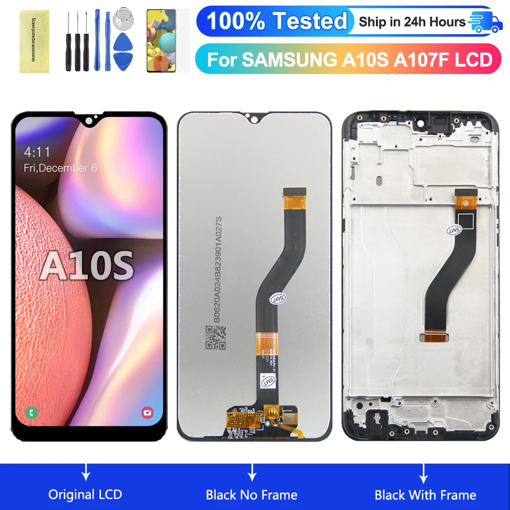 100% Оригинальный ЖК-дисплей 6,2 ''для Samsung Galaxy A10s, ЖК-дисплей с сенсорным экраном и дигитайзером в сборе для Galaxy A10s, A107, A107F, A107M
100% Оригинальный ЖК-дисплей 6,2 ''для Samsung Galaxy A10s, ЖК-дисплей с сенсорным экраном и дигитайзером в сборе для Galaxy A10s, A107, A107F, A107M