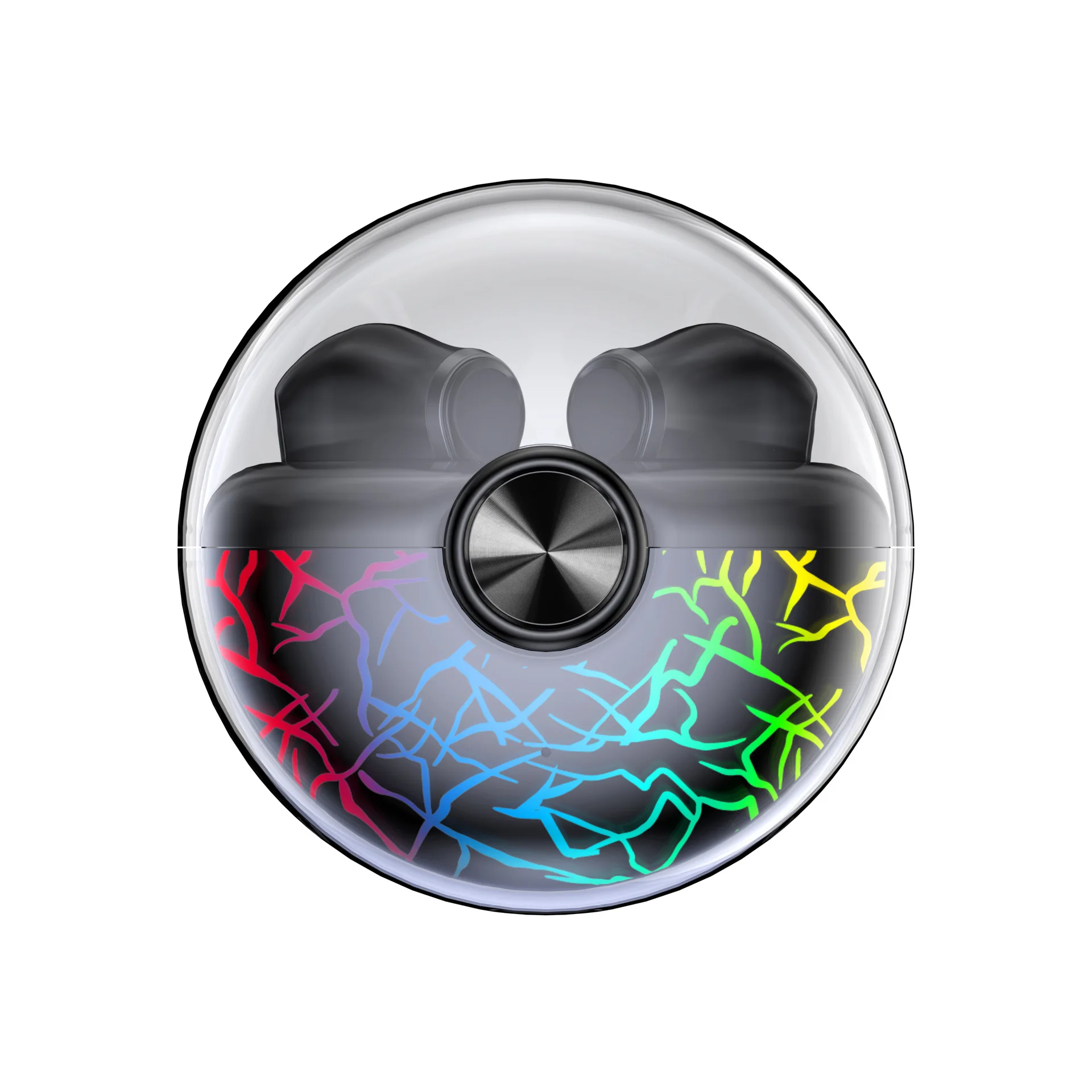 Transparent Space Capsule Bluetooth Wireless Headset Cracked Colorful Light Headphone Noise Reduction Headset Microphone 008
Transparent Space Capsule Bluetooth Wireless Headset Cracked Colorful Light Headphone Noise Reduction Headset Microphone 008