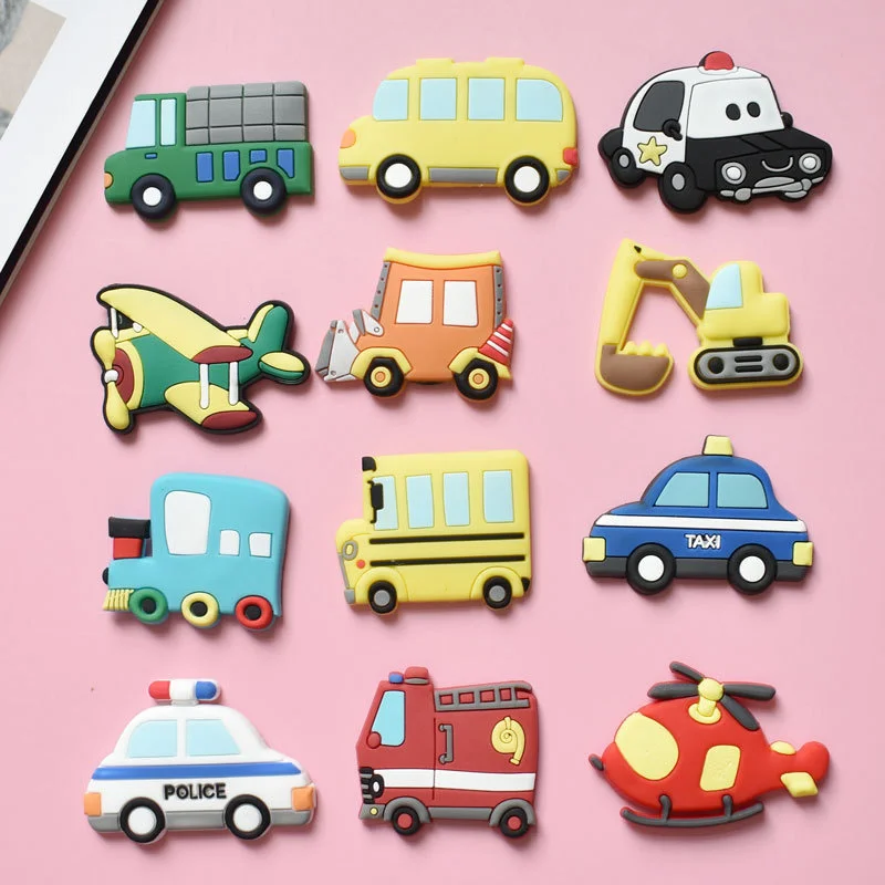 Cute cartoon transportation refrigerator stickers creative soft glue magnetic stickers early education stickers magnets stickers
Cute cartoon transportation refrigerator stickers creative soft glue magnetic stickers early education stickers magnets stickers
